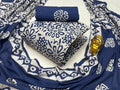 Cotton Hand Block Wax Batik Dress Material