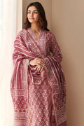 Moti Work Block Print work Kurti Pant Dupatta Set for Summer
