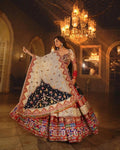 Muslin Silk Digital Print with Mirror Work Navratri Designer Chaniya Choli