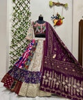 Muslin Cotton Digital Print Real Mirror Work Designer 4M Flair Chaniya Choli