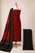 Cotton Satin 3Pc Kutch Bandhani Dress Material