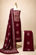 Cotton Hakoba Work Batik Dress Material