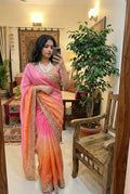 Fendy Silk C Pallu 3mm sequence embroidery work Saree