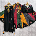Pure Rayon Multicolor Bandhani Print Navratri Special Designer Chaniya Choli (Ready to Wear)