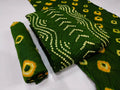 Cotton Satin Self Colour Bandhani